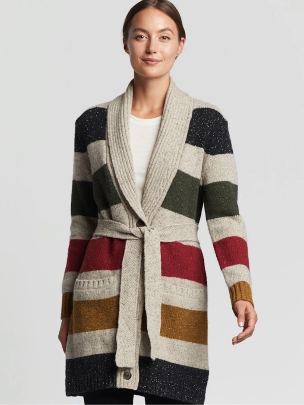 Wool Pendleton Glacier Cardigan